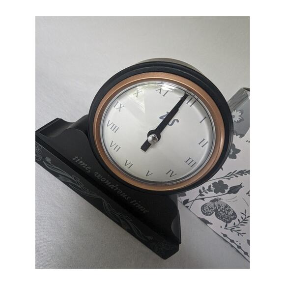 Taylor Swift Clock Folklore Era Time Wondrous Time Lyrics Desk Decor Bookshelf - Picture 3 of 11